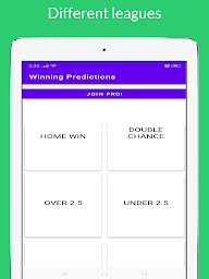 Winning football predictions.