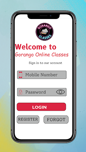 GORANGO CLASSES Screen 2