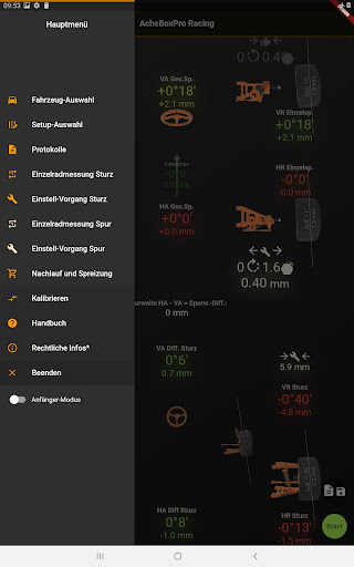 AchsBoxPro Racing Achsvermesg. screenshot 12