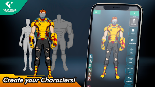 Android application Factory of Heroes screenshort