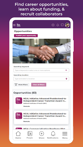 PURPOSE Network Screen 3