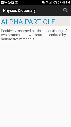 Physics Dictionary Screen 3