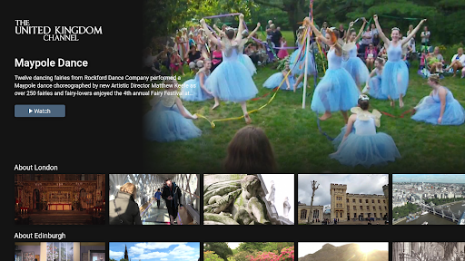 Android application The United Kingdom Channel screenshort