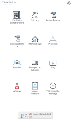 Android application TaskForm screenshort