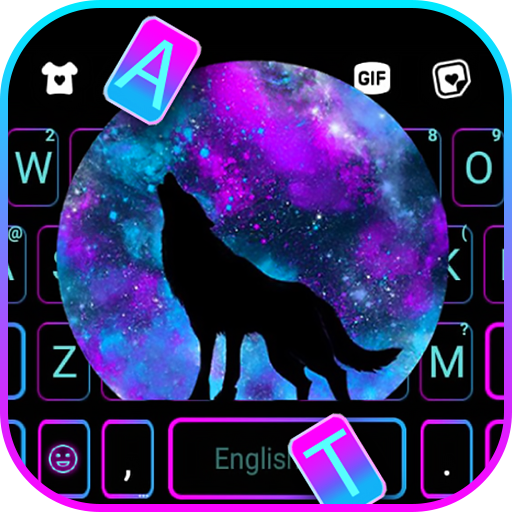 Galaxy Howling Wolf Keyboard B logo
