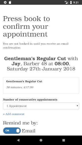Barber 48 Screen 3