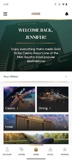 Android application Gold Strike Casino Resort screenshort
