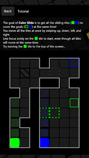 Android application Color Slide screenshort