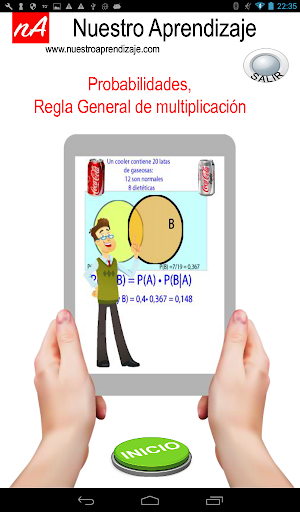 Android application Probabilidades Regla general d screenshort