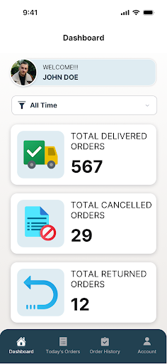 Android application BBT Driver screenshort