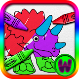Paint Dinosaurs for Toddlers icon