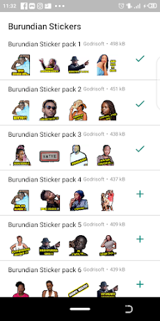 Burundian Stickersのおすすめ画像1