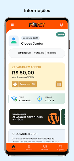 FoxNet Fibra Telecom Screen 2