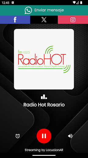 Android application Radio Hot Rosario screenshort