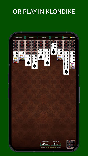 Solitaire: Spider and Klondike Screen 3