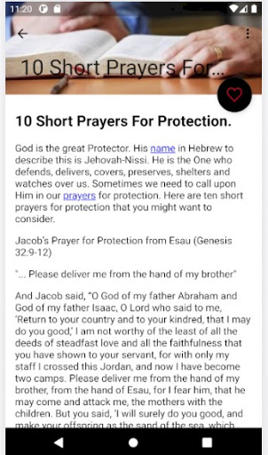 Protection Prayers - Prayer Fo Screen 3