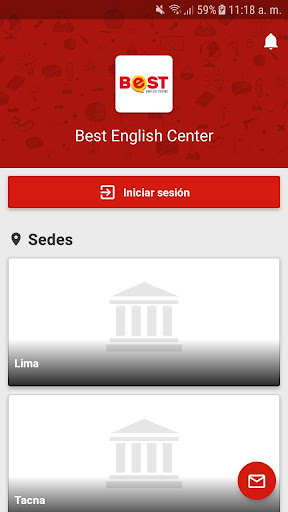 Android application Best English Centre screenshort