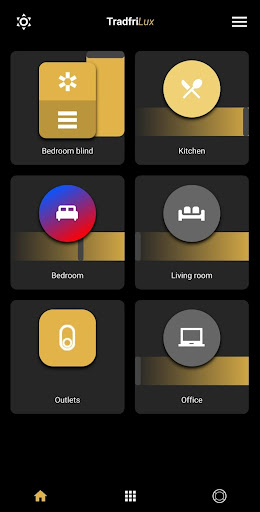 Android application Tradfri Lux - for IKEA TRÅDFRI screenshort