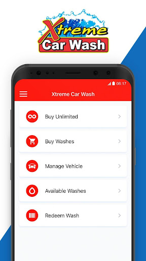 Android application Xtreme Car Wash screenshort