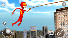 Rope Hero Crime City - Flash Stickman Speed Heroのおすすめ画像4