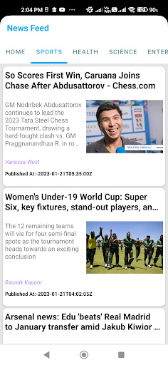 News :Daily News Screen 3