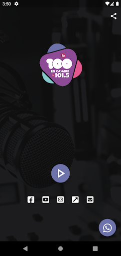 Android application La 100 en Casares FM 101.5 screenshort
