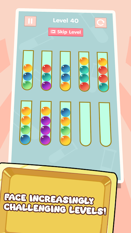 #7. Ball Sort Challenge (Android) By: Dumadu Studios