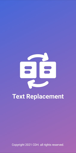 Android application Text Replacement screenshort