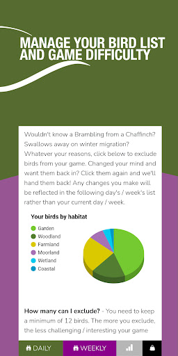 Bird Bingo - Bird Watching UK Screen 2