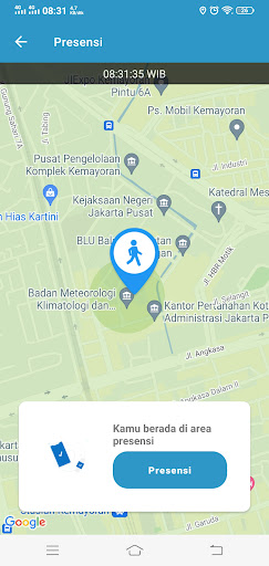 Presensi Mobile BMKG Screen 2