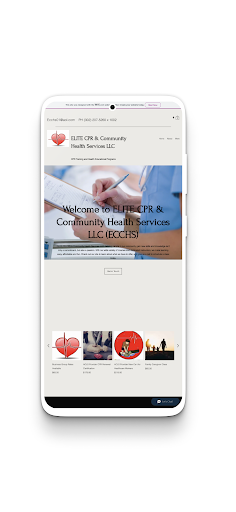 Android application Elite CPR & CHS screenshort