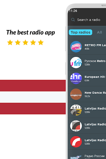 Radio Latvia FM online Screenshot 1 - AppWisp.com