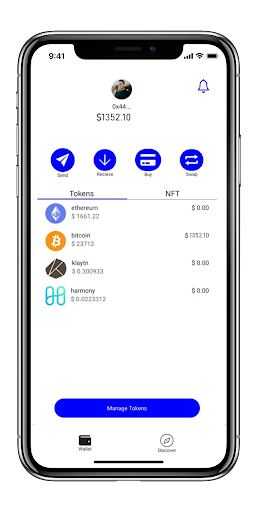 CoinSafe Crypto Wallet Screen 2