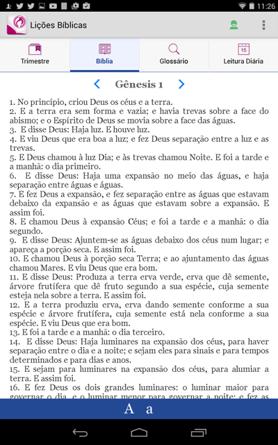 Android application Lições Bíblicas Adultos CPAD screenshort