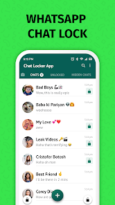 Chat Lock For WA - Messages 1.2.12 APK + Mod (Unlimited money) untuk android