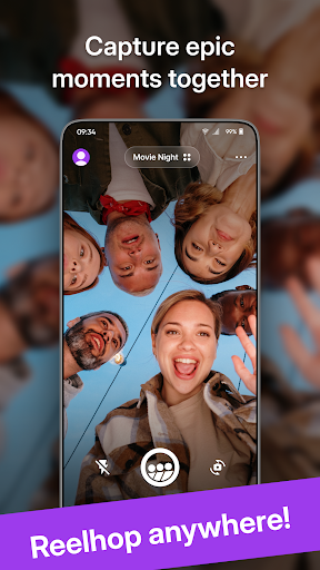Android application Reelhop, The social camera app screenshort