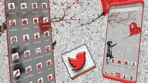 Child Painting Mosaic Theme