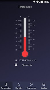 Thermomètre - Hygromètre Capture d'écran