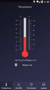 Thermometer - Hygrometer & Ambient Temperature app for pc screenshots 1