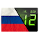 Флаг России - Цифровые часы icon