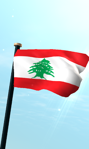 Android application Lebanon Flag 3D Free Wallpaper screenshort