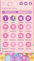 screenshot of Lovely Pink ASUS ZenUI Theme