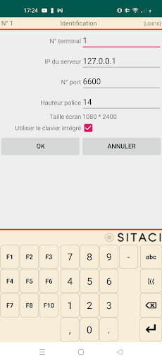 Android application EgoTerminal V11.0 screenshort