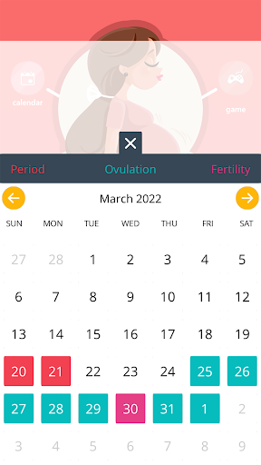 Ovulation & Period Tracker Screen 2