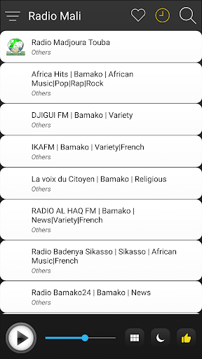 Mali Radio FM AM Music Screen 3