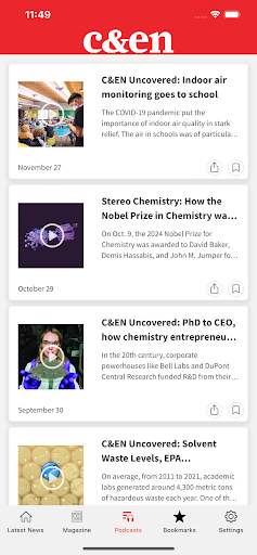 Chemistry News by C&EN Screenshot 2 - AppWisp.com
