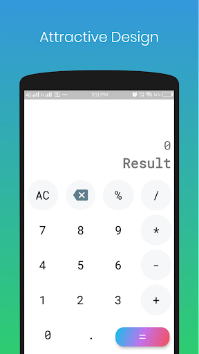 Android application Calculator Real screenshort