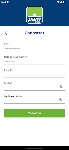 Pam Saúde - Cliente Screen 2