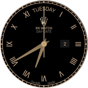 Rolex digital store watch face