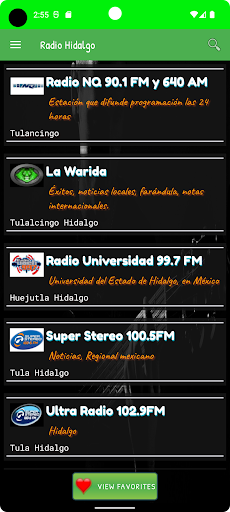 Radio Hidalgo stations Mexico